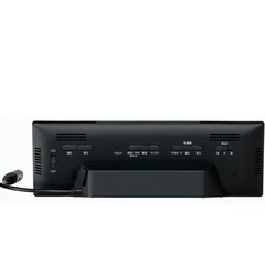 【開封のみ】セイコークロック(Seiko Clock) 置き時計 目覚まし時計 電波 デジタル 交流式 カラー液晶 シリーズC3 03:茶木目 本体サイズ:7.3×22.2×4.4cm DL306Bの画像