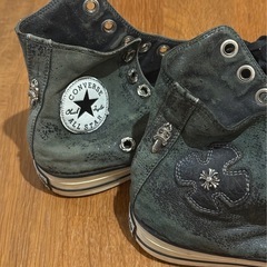スニーカーCONVERSE ALLSTAR xCHROME HEARTSの画像
