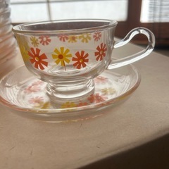 ガラス製のテイカップ（11客）の画像