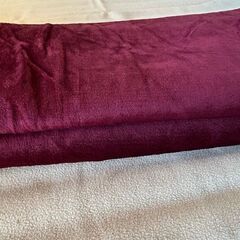 アクリル生地2枚　シーツ生地、カバー生地、多用途の画像