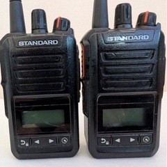 スタンダード デジタル簡易無線機 免許局 VXD460U×2台 マイク付の画像