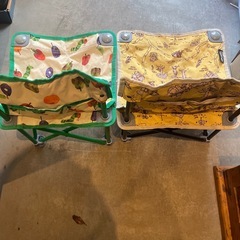 キャンプ　アウトドア　子供用チェアー　2脚 の画像