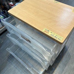 【衣類収納】【3段衣類ケース】※在庫２点★クリーニング済み【管理番号1227】野の画像