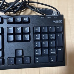 12/29時間帯指定で￥0！ELECOM／USBキーボード(箱なし)の画像