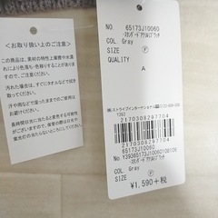 新品未使用　GREEN PARKS グレー ニット帽 Fサイズの画像