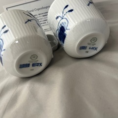 【新品未使用・箱付き】royal Copenhagen_ペアカップの画像
