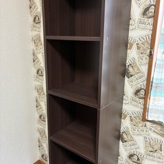カラーボックス  シェルフ　本棚の画像