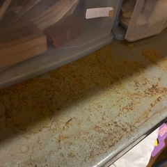 【錆あり】スチール棚　幅120×奥行45 高さ182  の画像