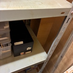 【錆あり】スチール棚　幅120×奥行45 高さ182  の画像