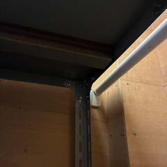 【錆あり】スチール棚　幅120×奥行45 高さ182  の画像