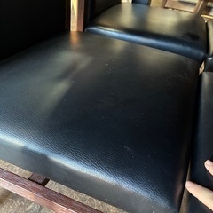 【ジャングル深井店】★4人用ダイニングセット ダークブラウン 茶 簡易クリーニング済 堺市 深井 【FU3163】の画像