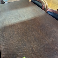 【ジャングル深井店】★4人用ダイニングセット ダークブラウン 茶 簡易クリーニング済 堺市 深井 【FU3163】の画像