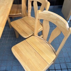 ※終了※★早い者勝ち★6人掛けダイニングセット 180×90 イス6脚セットの画像