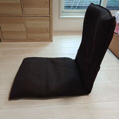 ニトリ　コンパクト座椅子　ブラウンの画像