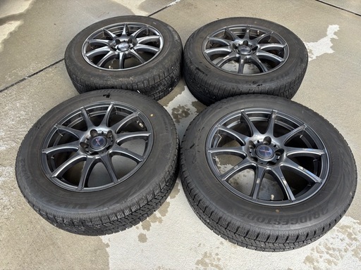 BLZZAK VRX2 スタッドレスタイヤ215/60R17＆ホイール4本セット