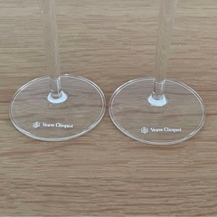 Veuve Clicquot ヴーヴ・クリコ　シャンパングラス2脚セットの画像