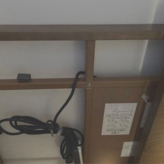 【2024完売品】即暖モデル　モダンブラウンこたつ　テーブル付きの画像