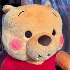 くまのプーさん　ふわふわBIGぬいぐるみ　2種セットの画像