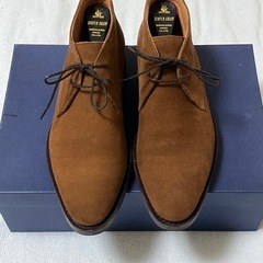 JALAN SRIWIJAYA ジャランスリワヤ スエード チャッカブーツ 25cm ブラウン 98322の画像