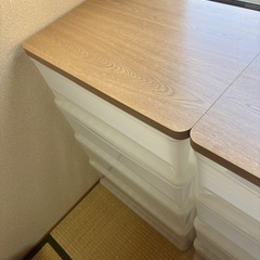 お譲り先決定しました。4段収納ケースの画像