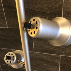 ニトリ　フロアランプ　スタンドライト　シルバー　間接照明の画像