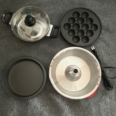 [定型文お断り]鍋たこ焼きしゃぶしゃぶセット の画像