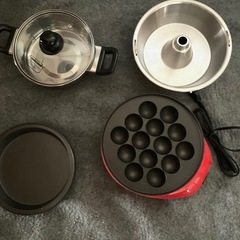 [定型文お断り]鍋たこ焼きしゃぶしゃぶセット の画像