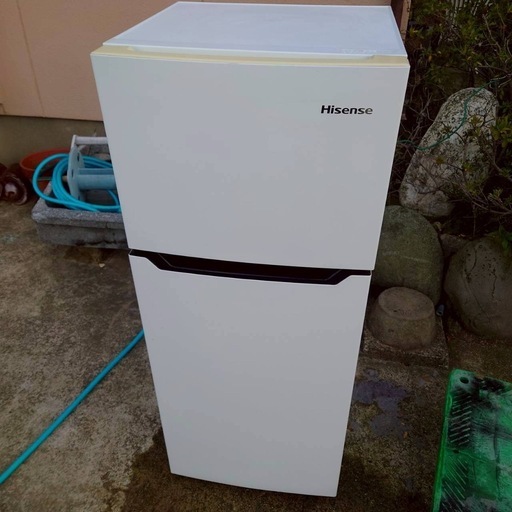 【良品】ハイセンス　2ドア冷蔵庫　2019年製　引き取り限定
