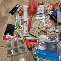 釣り用品いろいろの画像