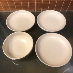 未使用品 東急ハンズ hands カレー皿 3枚 & ボウル大 1個の画像