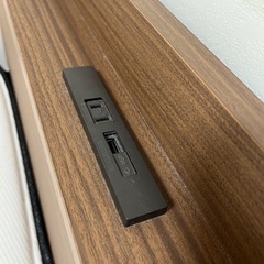 ダブルベッドフレーム　ニトリの画像