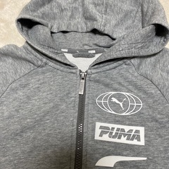 【PUMA】プーマ パーカー グレー 150の画像
