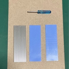 　M.2 SSDヒートシンク・熱伝導パッドの画像