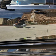 TRD レクサス　ES サイドスカート　右新品　左　キズあり　手渡し限定　エアロの画像