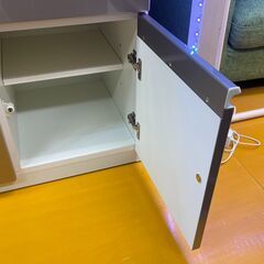 【リサイクルサービス八光】【2023年製！極美品】ニトリ キッチンカウンター アルミナ2 100CT SI（シルバー）の画像