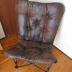 ニトリ バタフライチェア ブラウン HB FL NSU ハイバックタイプの画像