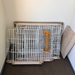 アイリスオーヤマ 猫 ケージ ウッディ 2段 
の画像