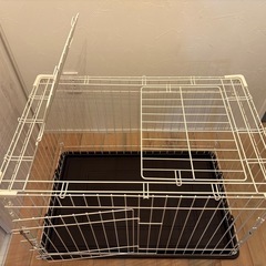 ペットケージ　屋根付きの画像