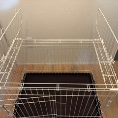 ペットケージ　屋根付きの画像