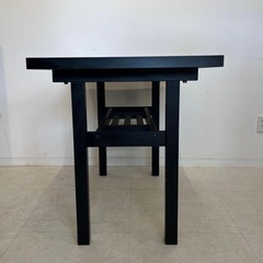 テーブル　黒　習字テーブル　サイドテーブル　ダイニングテーブルの画像