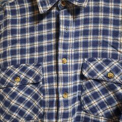 メンズボタンシャツ　厚生地の画像