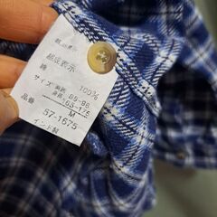 メンズボタンシャツ　厚生地の画像