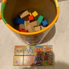 アンパンマンの積み木の画像