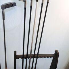 【KSD/Door/00】ゴルフセット１式・キャディバッグ フットジョイ　ホワイト系　中古品の画像