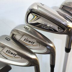 【KSD/Door/00】ゴルフセット１式・キャディバッグ フットジョイ　ホワイト系　中古品の画像