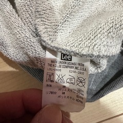 ⭐️早い者勝ちレア❗️⭐️Lee ロゴ スウェット トレーナー　グレー Mの画像