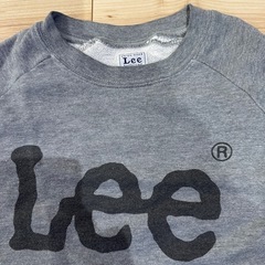⭐️早い者勝ちレア❗️⭐️Lee ロゴ スウェット トレーナー　グレー Mの画像