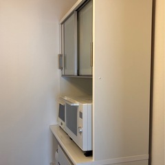 ニトリ　しょっきだな食器棚の画像