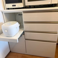 ニトリ　しょっきだな食器棚の画像