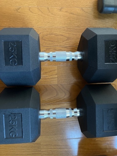 トップフィルム 六角ダンベル25kg×2(最終価格)